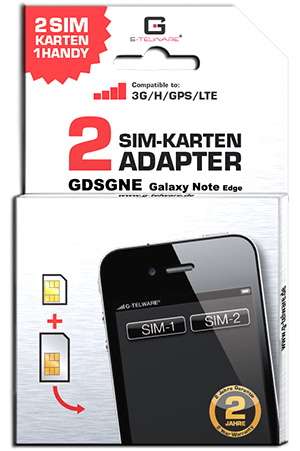 Dual SIM Adapter Card Note EDGE