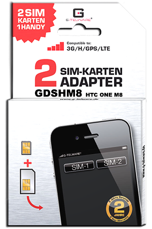 Dual SIM Adapter Card HTC ONE M8